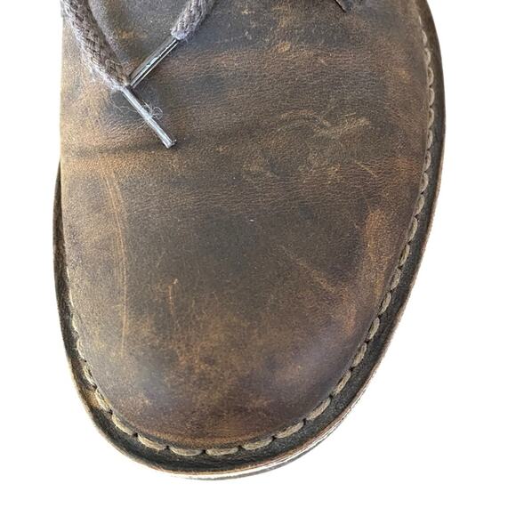 Clarks Mens Bushacre Brown Leather Distressed Chukka Boots size 9.5 NWOB main image 11